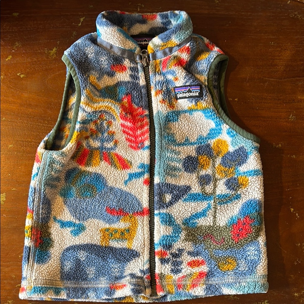 Patagonia Kids' Patterned Fleece Vest